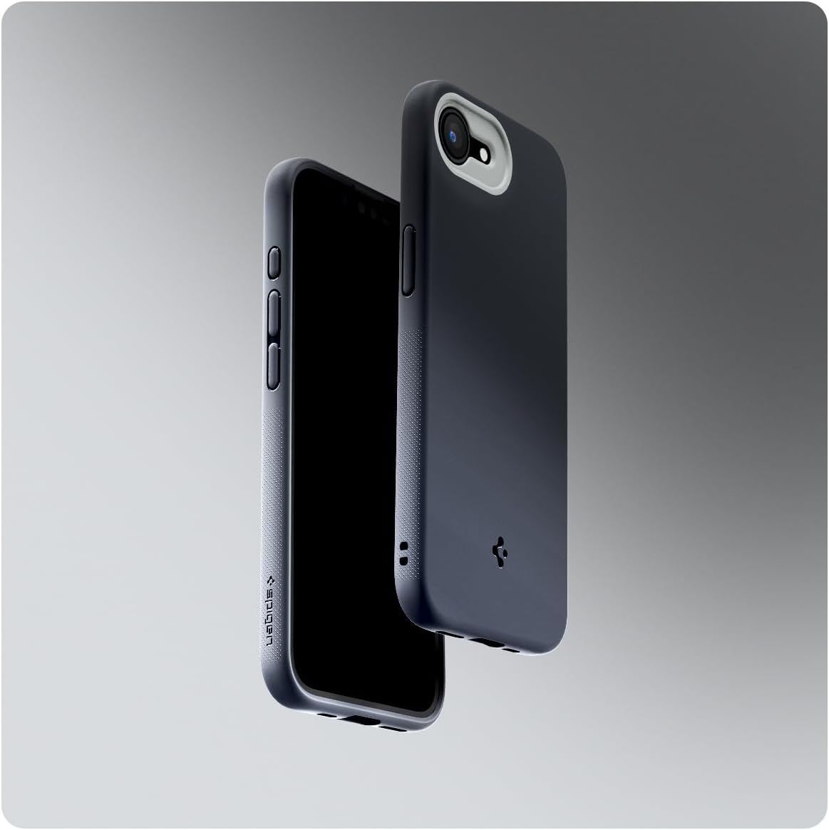 Etui Spigen Nano Pop Mag do MagSafe do iPhone 16e, czarno-szare